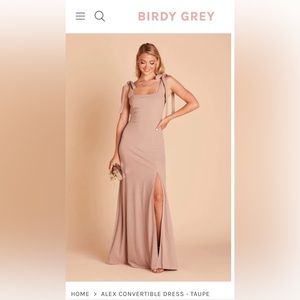 Alex Convertible Dress - Taupe - Birdy Grey